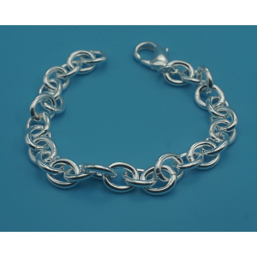 Gelang Kepang Bahan Stainless Steel Lapis Silver Untuk Wanita