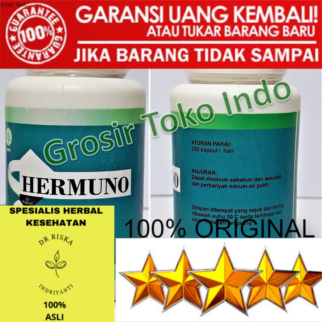 100% ASLI Hermuno Obat Parasit Hermuno Asli Harga Obat Hermuno Ori Obat Bau Mulut Bau BPOM Jaminan