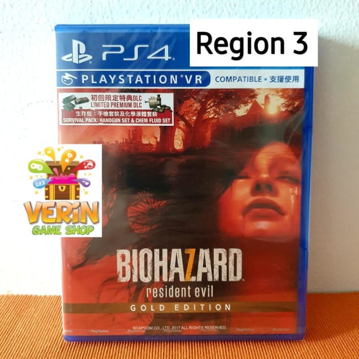 (READY) PS4 Resident Evil 7 Gold Edition ( RE7 RE 7 Biohazard Gold Edition ) - Region 2 Europe