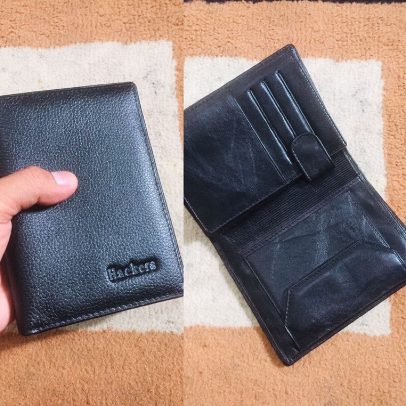 dompet pria bahan kulit asli lokal ukuran tanggung 3/4 ukuran lebar #dompet #dompetkulit