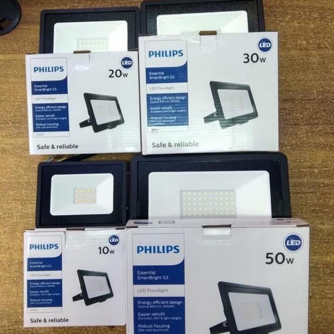 Lampu Sorot led philips 10 watt Led floodlight philips BVP 131 10w