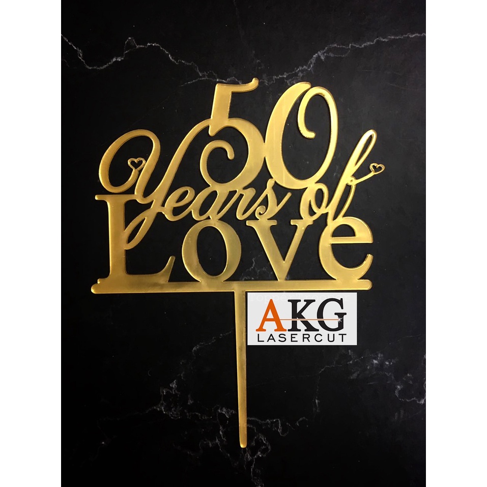 

Cake Topper Akrilik Mirror