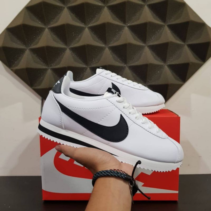 Nike Cortez White Black Premium Quality