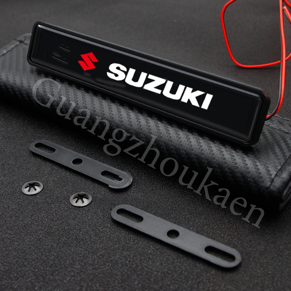 Suzuki Lampu LED Logo  Untuk Dekorasi Kap Depan Mobil Splash XL7 S Cross SX4 Ertiga Ignis