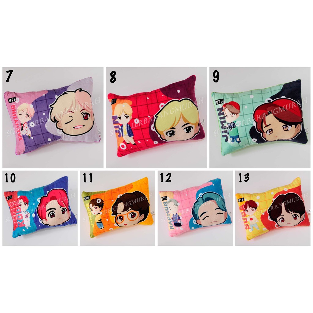 Bantal Korea Kpop BTS BT21 Korean Pop Star HM0335