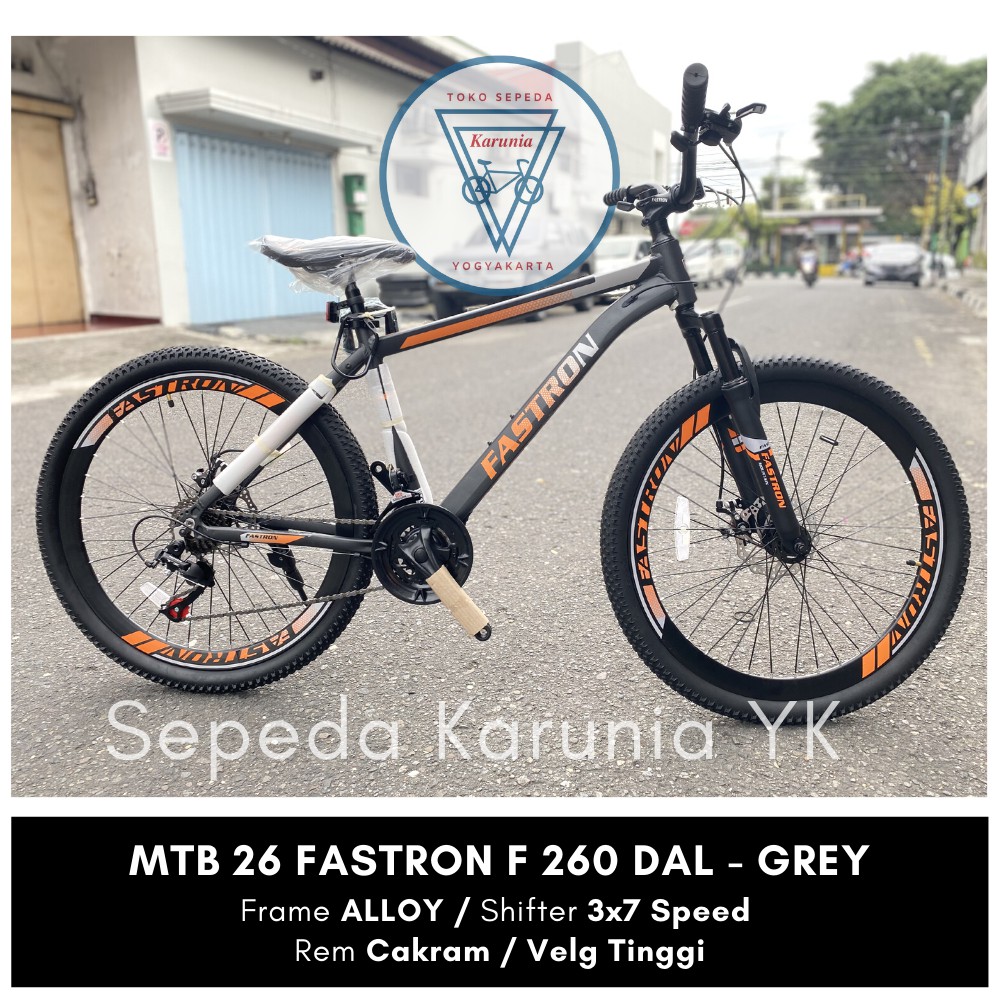 Sepeda Gunung MTB 26 inch FASTRON DAL - Alloy Velg Tinggi