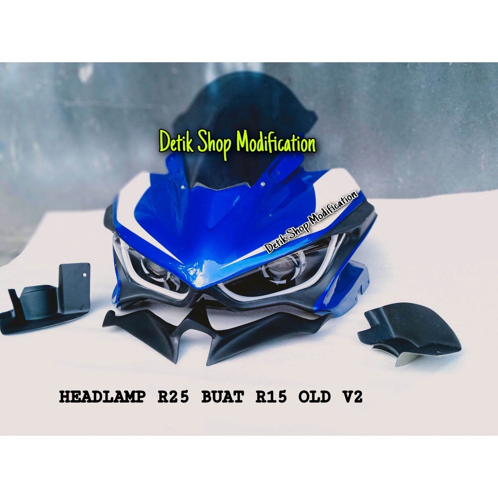 HEADLAMP R15 V2 MODEL R25 HEADLAMP R25 TOPENG R25 WINGLET R15V2 VISOR R15 V2