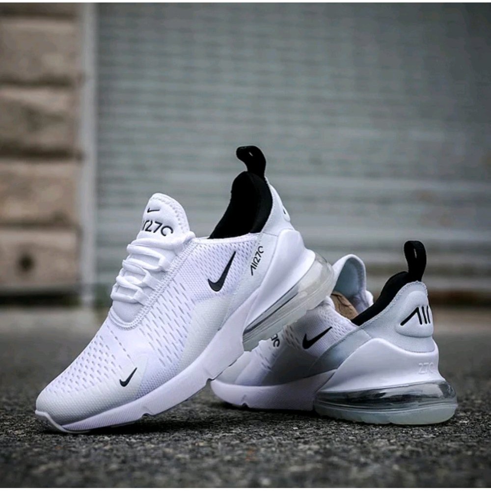 Nike Air Max 270 White Black Women  Shopee Indonesia