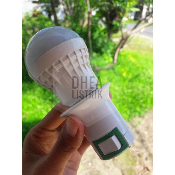 Lampu tidur + fitting colok saklar