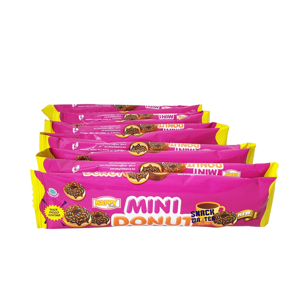 

Happy Time Mini Donuts - Netto 10 bks x 10 gr