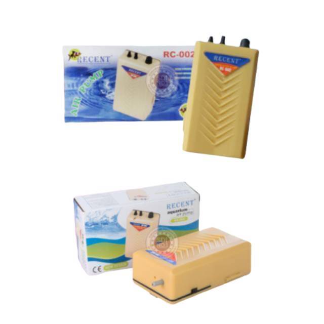 Recent 002 Mesin Aerator Airpump Aquarium Baterai Batre Portable