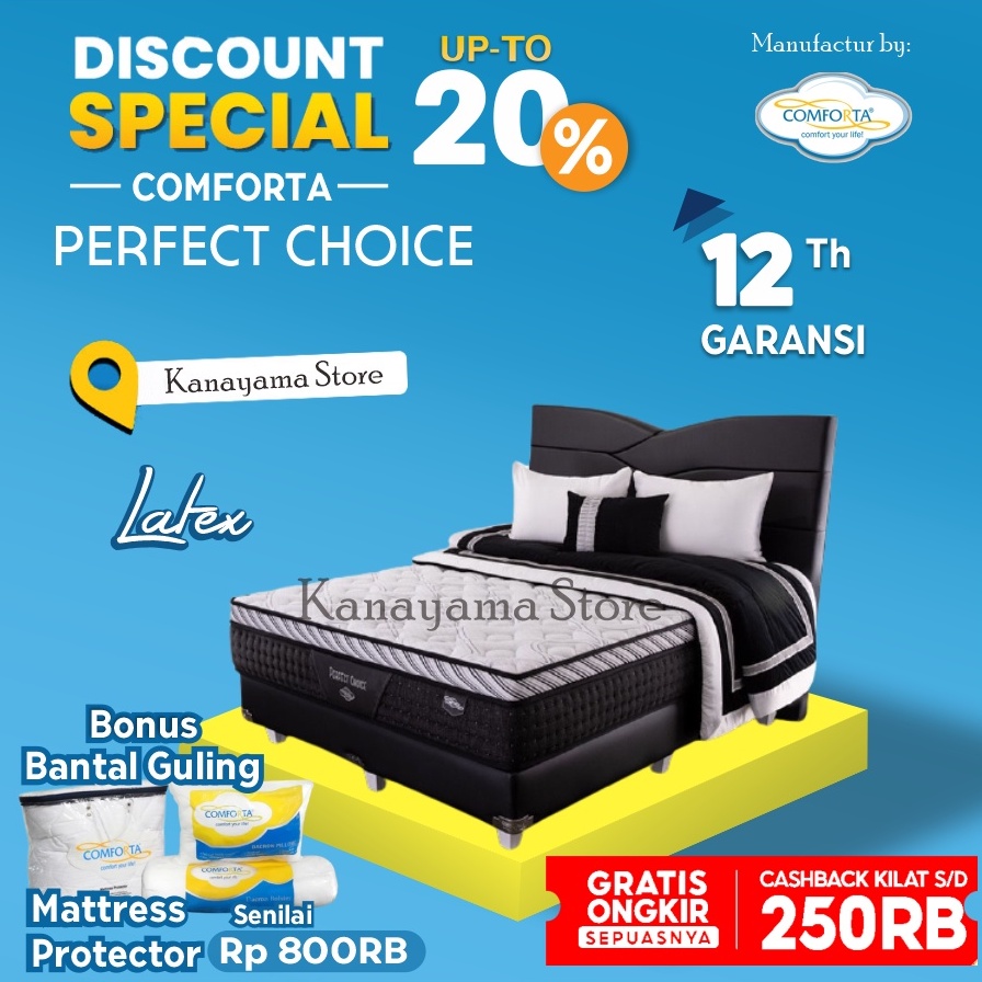 Comforta Spring bed Perfect Choice Full Bed Set 160 180 200 120 100 - 90X200