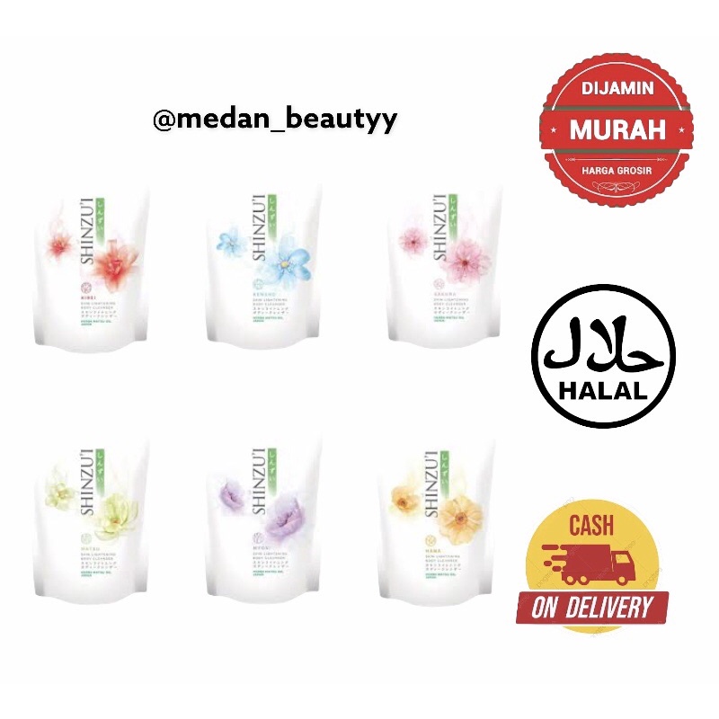 200 ML REFILL - BODY CLEANSER SHINZUI KEMASAN REFILL 200 ML- SABUN CAIR SHINZUI REFILL 200 ML