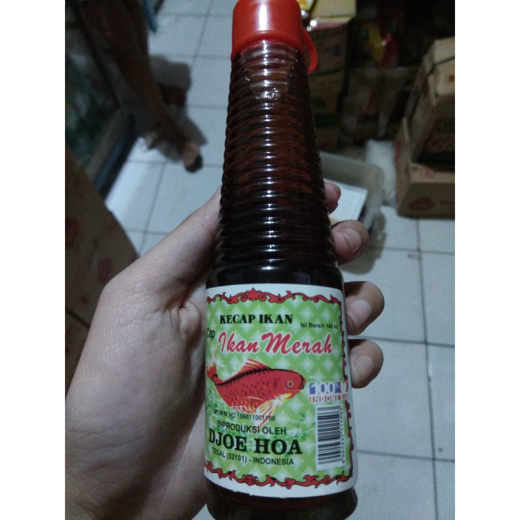 

KECAP IKAN CAP IKAN MERAH JUHA DJOE HOA 140 ML