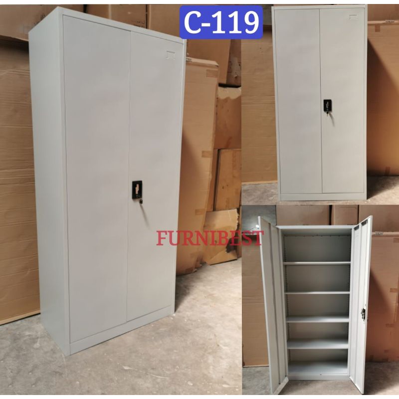 Lemari Arsip Filling Kabinet Pintu Full Plat C119