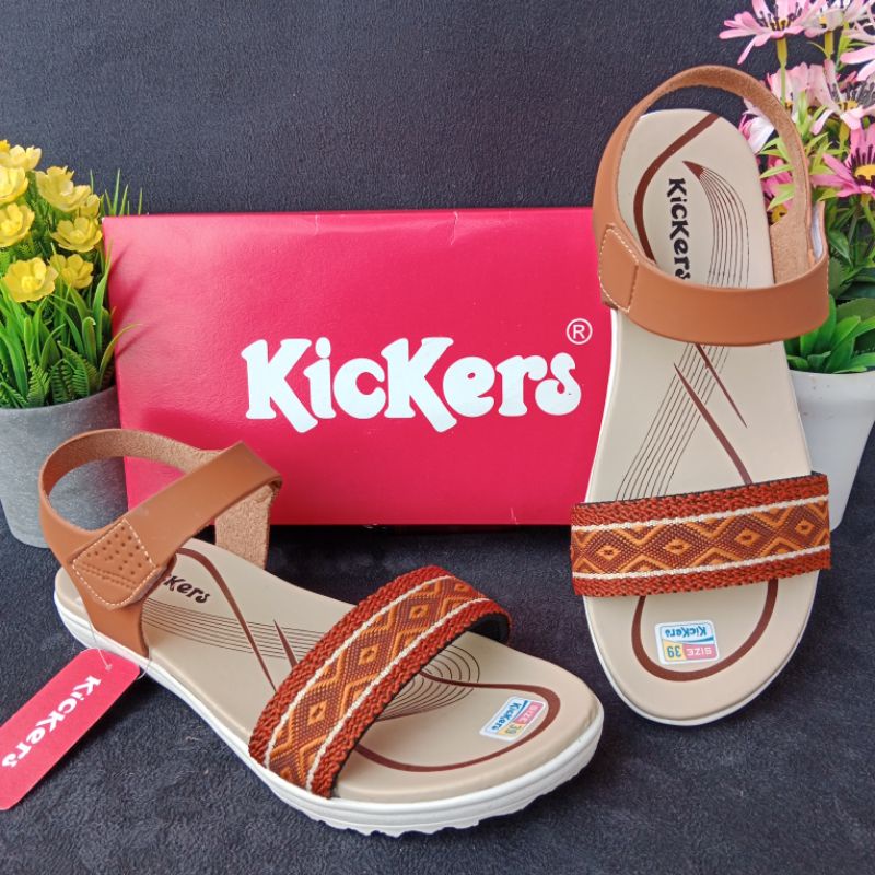 PROMO...! SANDAL TALI WANITA KICKERS TERBARU TERKECE KEKINIAN MURAH BERKUALITAS H10