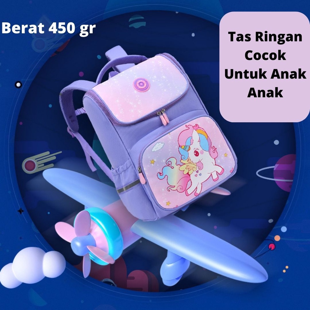 [MTOYS] Tas Ransel Sekolahan SD SMP Motif Lucu Kualitas Super Premium -M0192