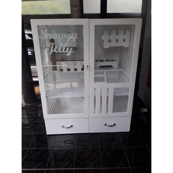 kandang kucing | kandang kucing kayu | BELUM ONGKIR CARGO