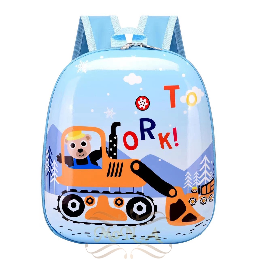 [M.TOYS] Tas Sekolah Anak Karakter lucu - Ransel Telur Sekolah Anak TK / PAUD M0172