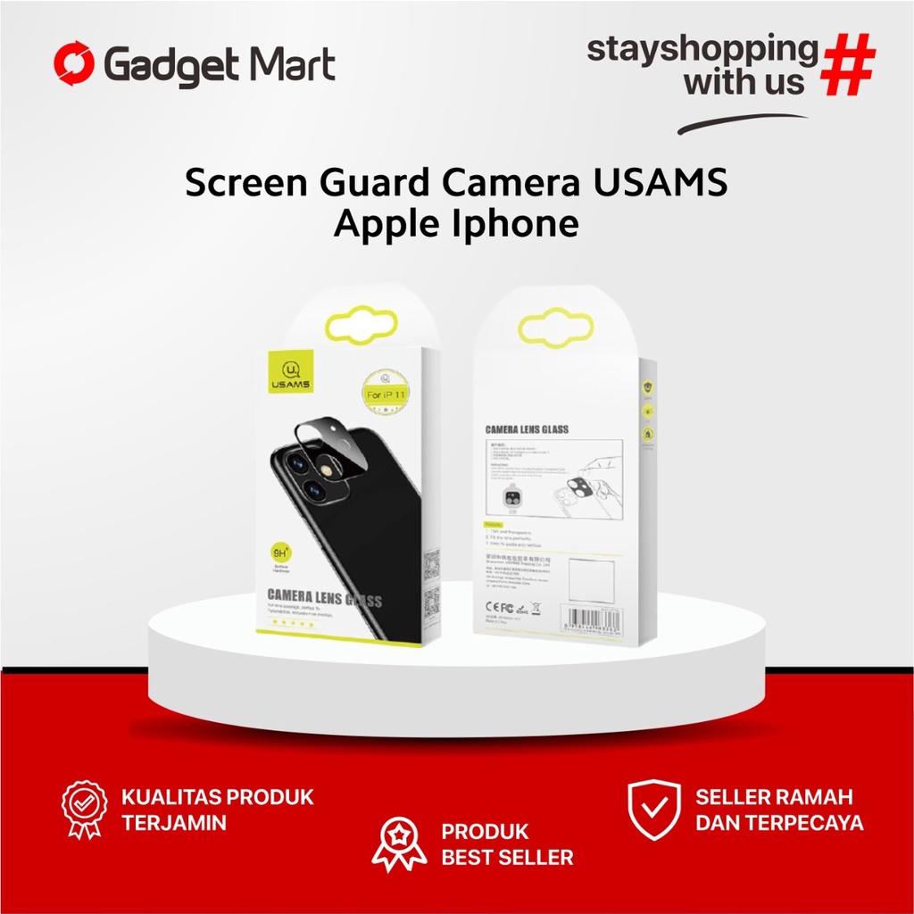 ANTI GORES KAMERA APPLE IPHONE USAMS