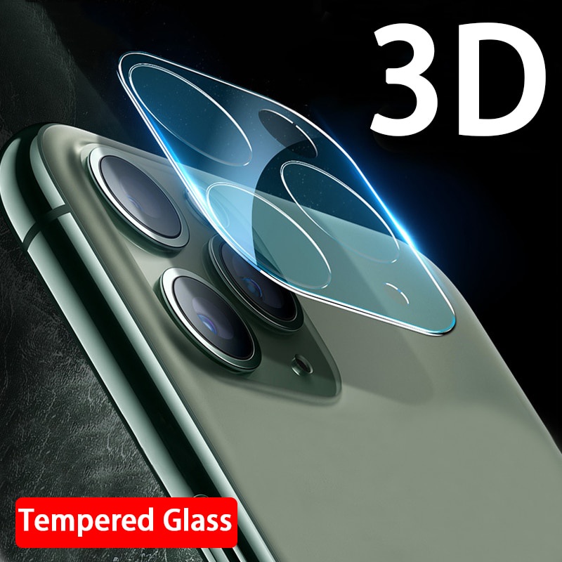 Pelindung Lensa Kamera 3D Transparan Untuk Iphone 12 11 13 Pro Max Mini