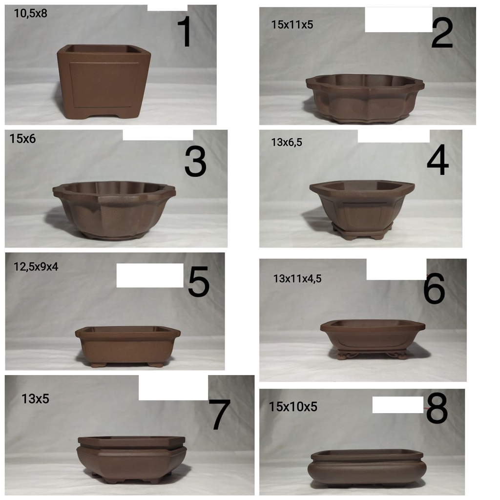 New Model BEST SELLER  Pot Keramik Bonsai Bunga Murah Berkualitas Model Kecil Mame
