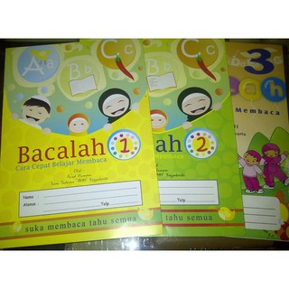 Jual Buku Anak BACALAH Jilid 1-3, Cara Cepat Belajar Membaca Minimal ...