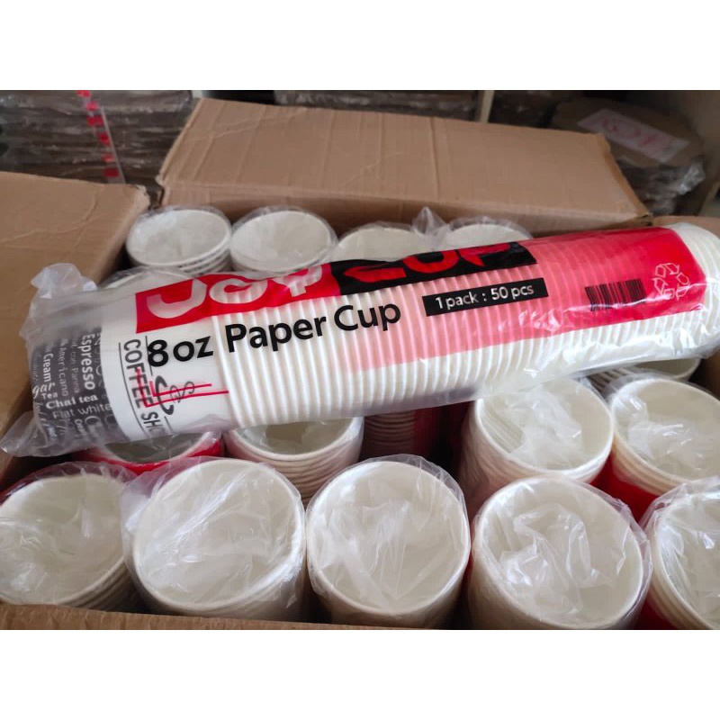 

Paper Cup Gelas Kopi panas 8 Oz kualitas bagus harga murah