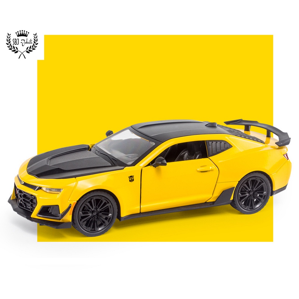 Diecast Chevrolet Camaro Transformer Bumblebee Skala 1:24 Ukuran Besar