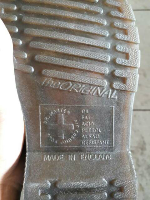 GRATIS ONGKIR ! SEPATU BOOT DOCKMART KULIT ASLI IMPORT MADE IN ENGLAND Import