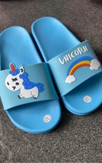  Sandal  slop anak  unicorn sandal  slop karet  anak  murah 