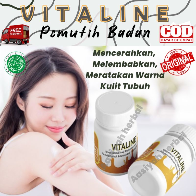 COD TERLARIS VITALINE PEMUTIH BADAN pemutih badan permanen bpom-pemutih badan cepat dan ampuh suplem