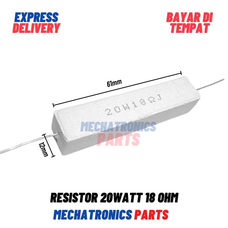 [PAS-9362] RESISTOR 20WATT 18OHM