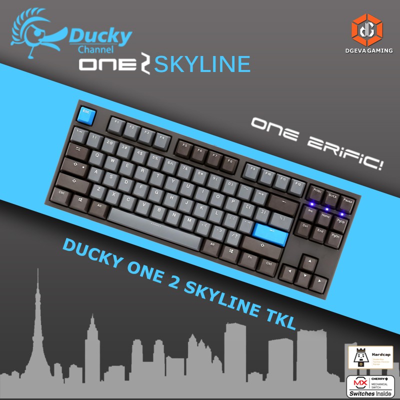 Ducky One 2 Skyline Tkl Mechanical Keyboard Shopee Indonesia