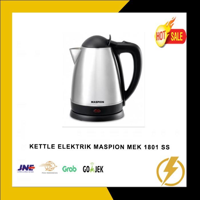 Electric Kettle / Teko Listrik Maspion 1.8 Liter 500 Watt - Mek 1801Ss