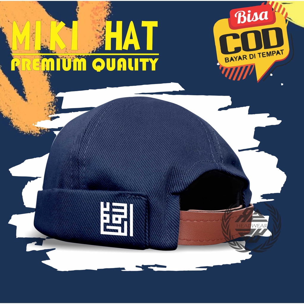 Topi Peci Miki Hat Peci Uas Kufi Alhamdulilah Bahan Daimaru Premium