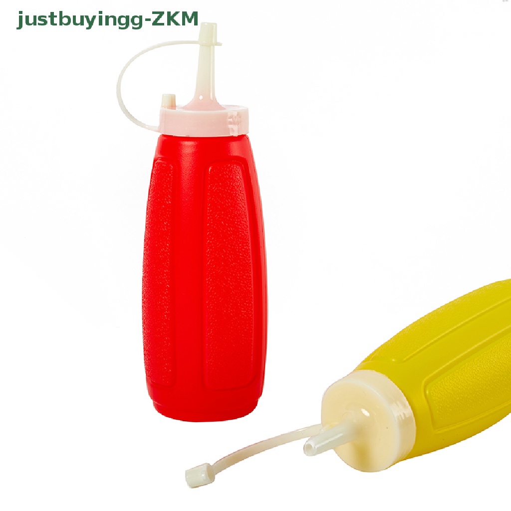 2 Pcs Botol Squeeze Bahan Plastik 150 / 300ml Dengan Tutup Untuk Kecap