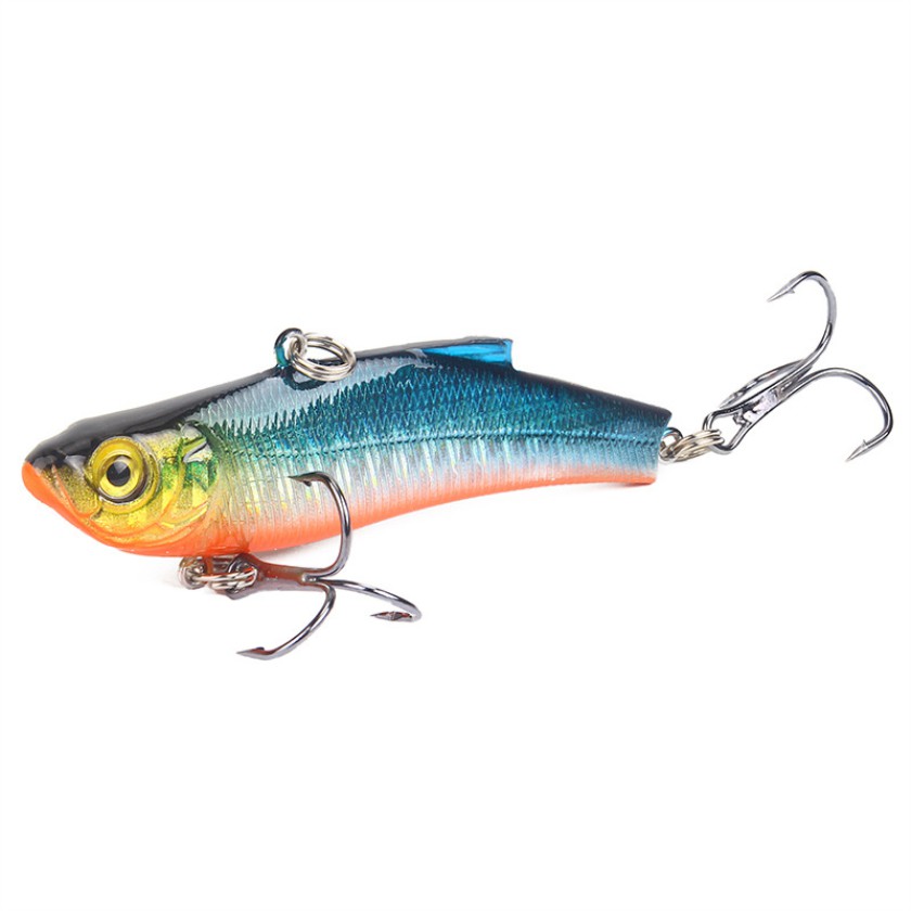 Shengyao 1Pcs New Sinking VIB Fishing Lure 8.5cm/6.3g Swimbait Bass Wobbler Lifelike Minnow Memancing Ikan Kait