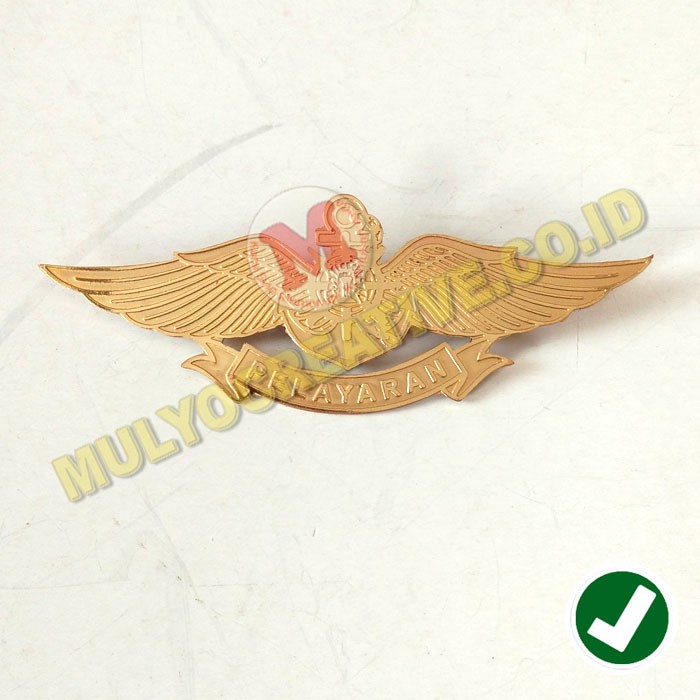 Wing Logo Pelayaran Atribut Sekolah Pelayaran Nasional Peniti dan Magnet