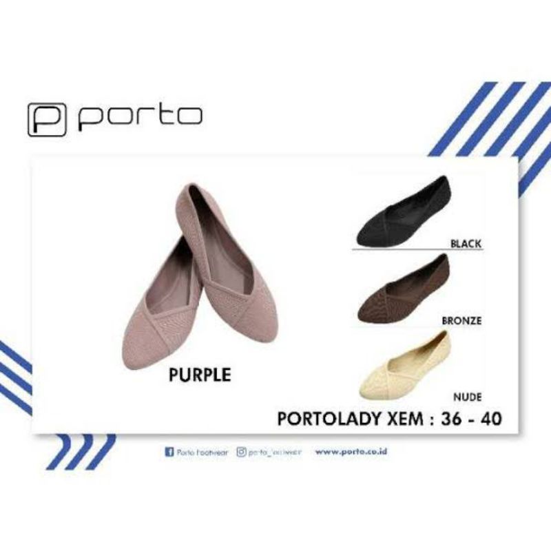 SEPATU BALET KARET PORTO LADY XEM