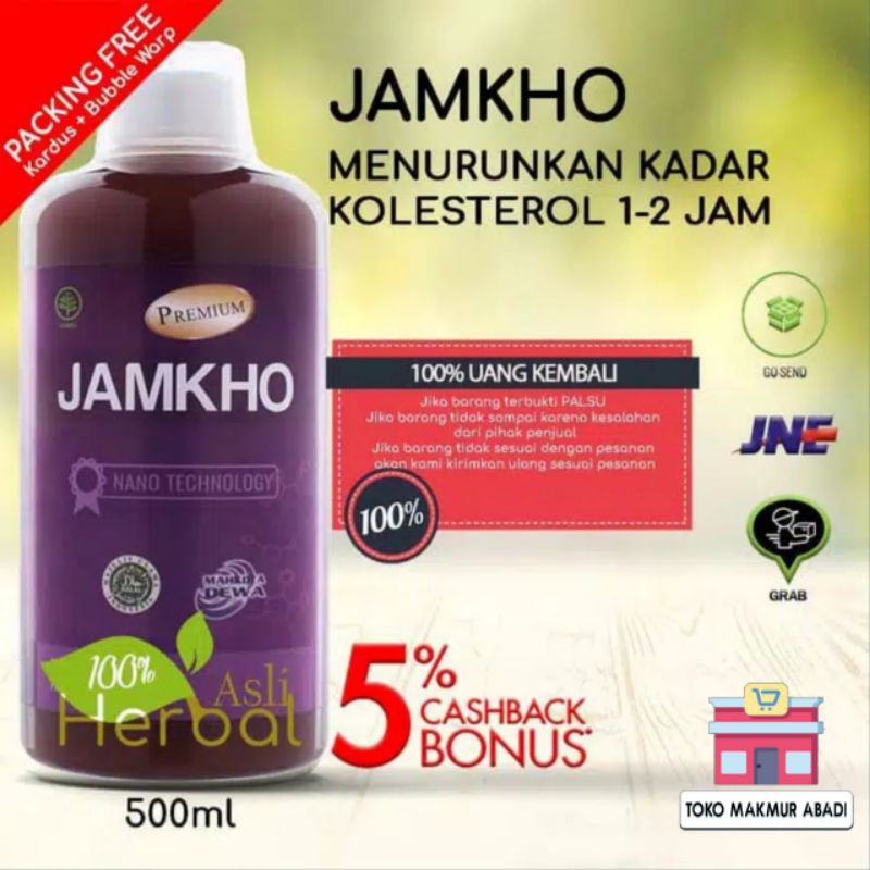 JAMKHO 500ml Jamu Kholestrol - Membantu Menurunkan Kolestrol Asli