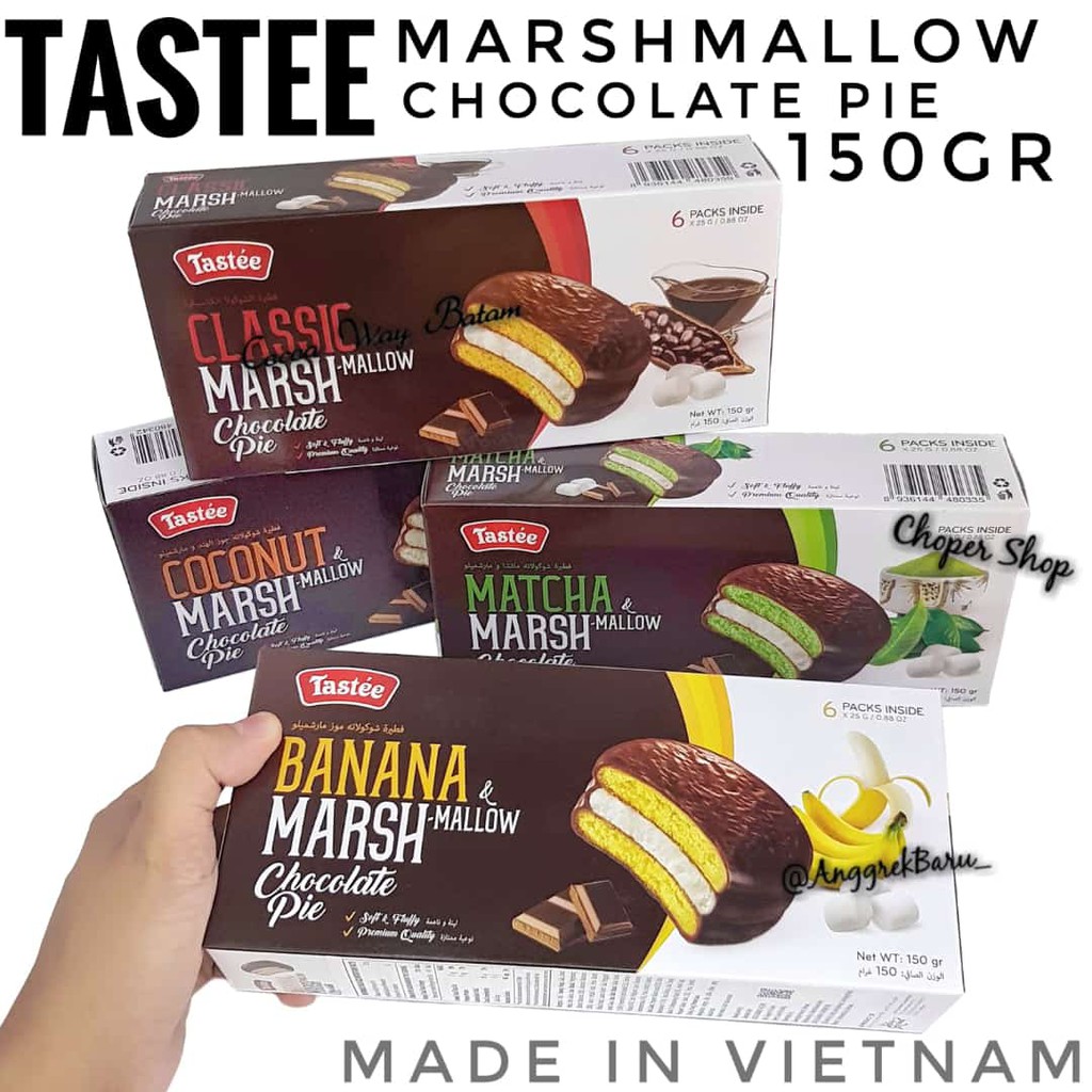 

Tastee Marshmallow Choco Pie 150gram