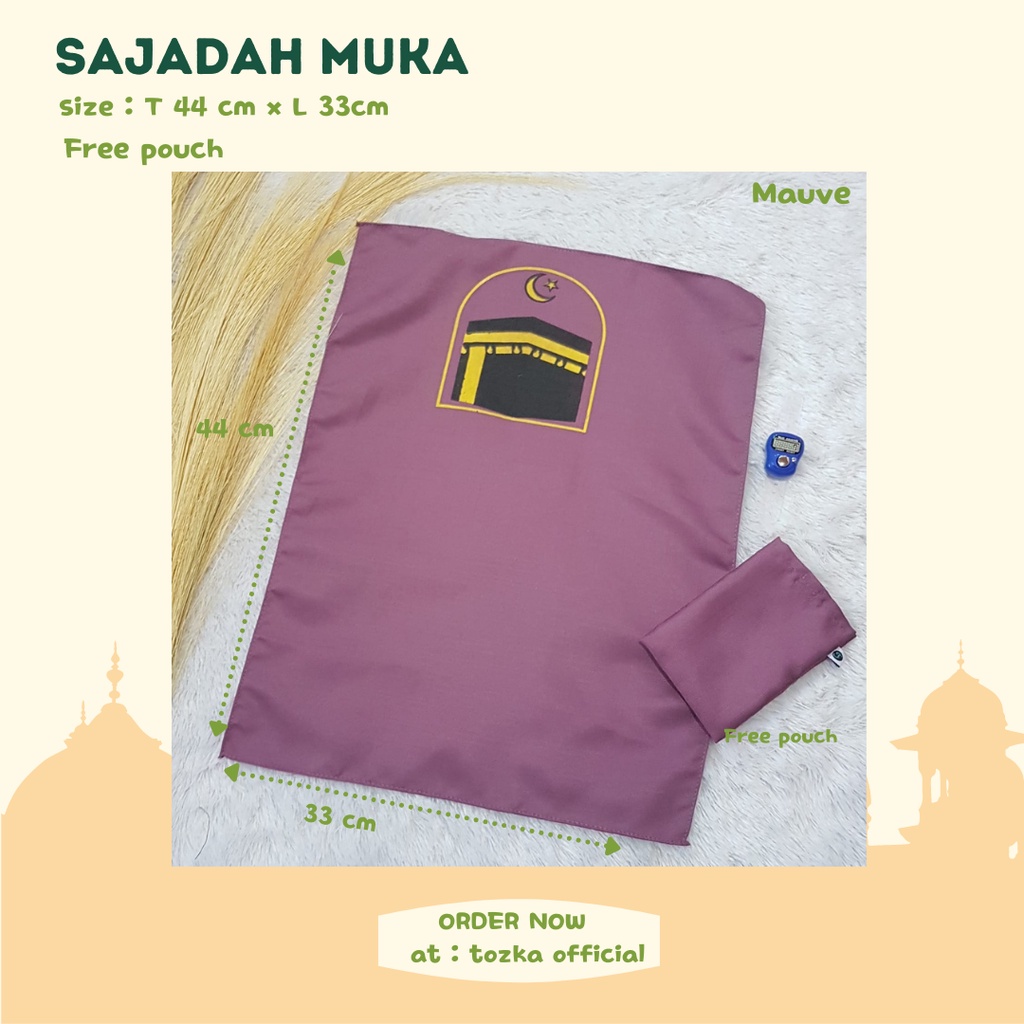 [Tozka] Sajadah muka I Sajadah sujud I Sajadah mini