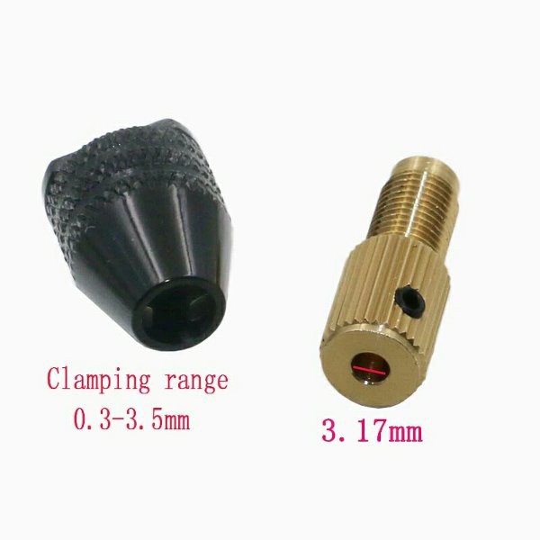 Termurah  chuck bor mini dinamo 3.17 mm