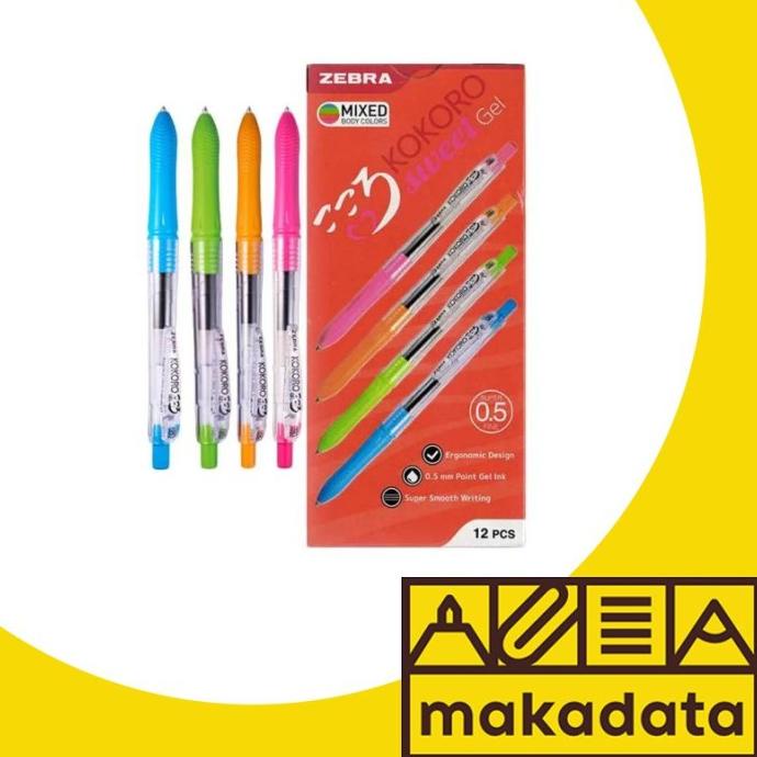 

*#*#*#] Kokoro Ballpoint Sweet Gel 0.5 Tinta Hitam