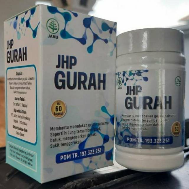 terlaris Kapsul ekstrak herbal JHP gurah