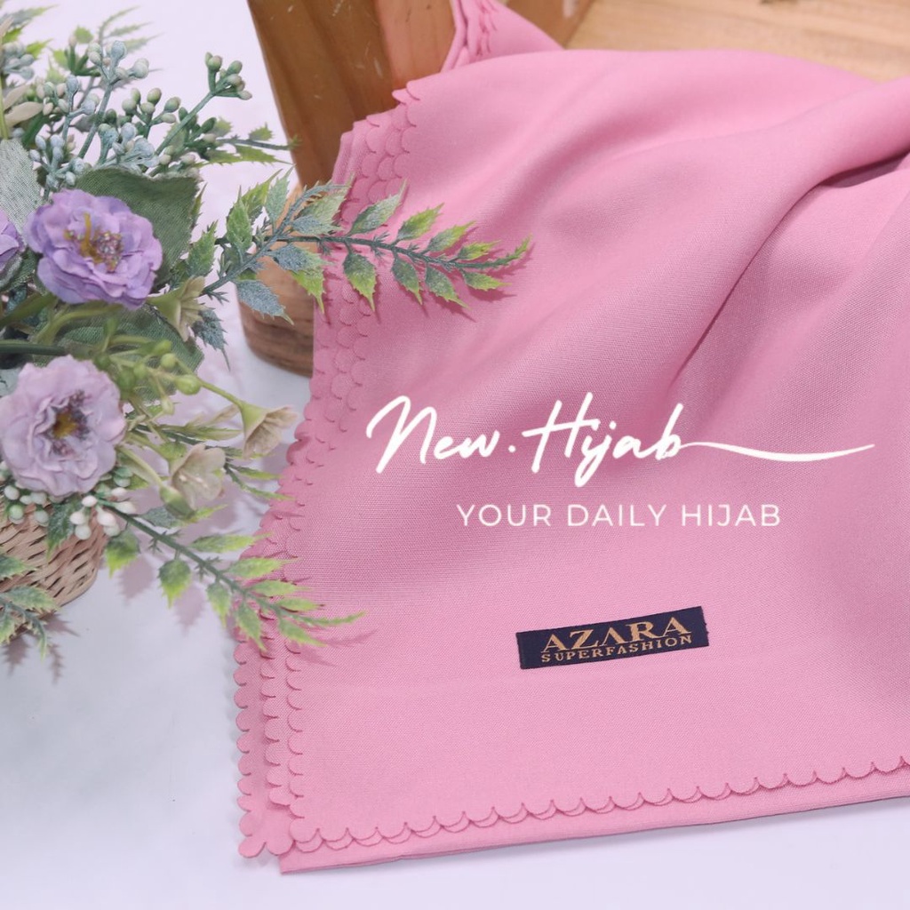 VOAL OSCARA PREMIUM LASER CUT / HIJAB SEGIEMPAT VOAL OSCARA / JILBAB VOAL OSCARA / SEGIEMPAT VOAL OSCARA / KERUDUNG POLOS VOAL OSCARA BY AZARA / HIJAB AZARA VOAL OSCARA