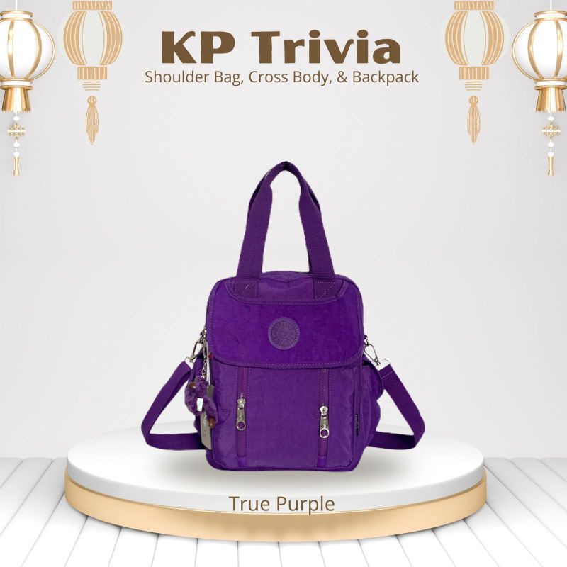 Tas wanita selempang ransel kp trivia import waterproof cyutebags