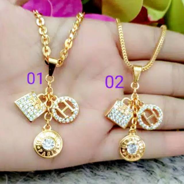 Xuping Kalung Polos set Liontin