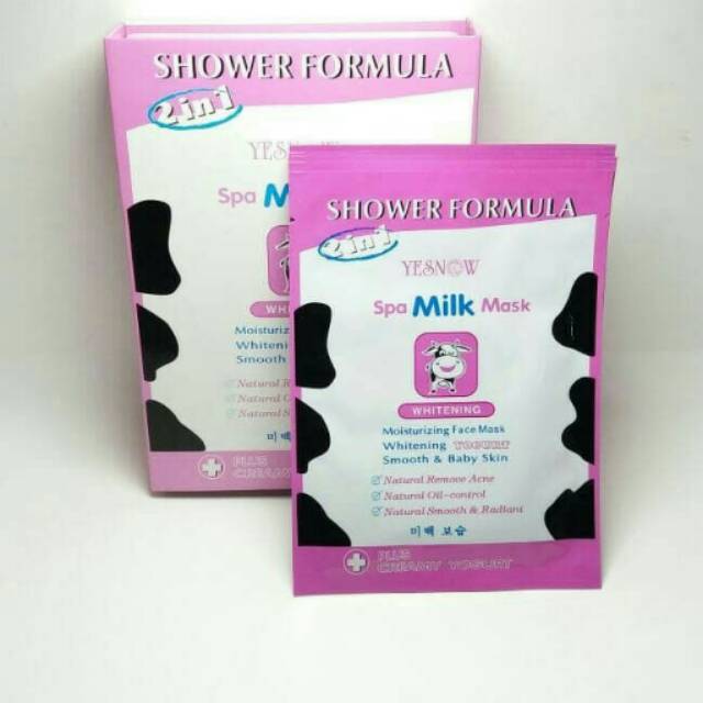 SPA MILK MASK YESNOW [HARGA 1 PCS]